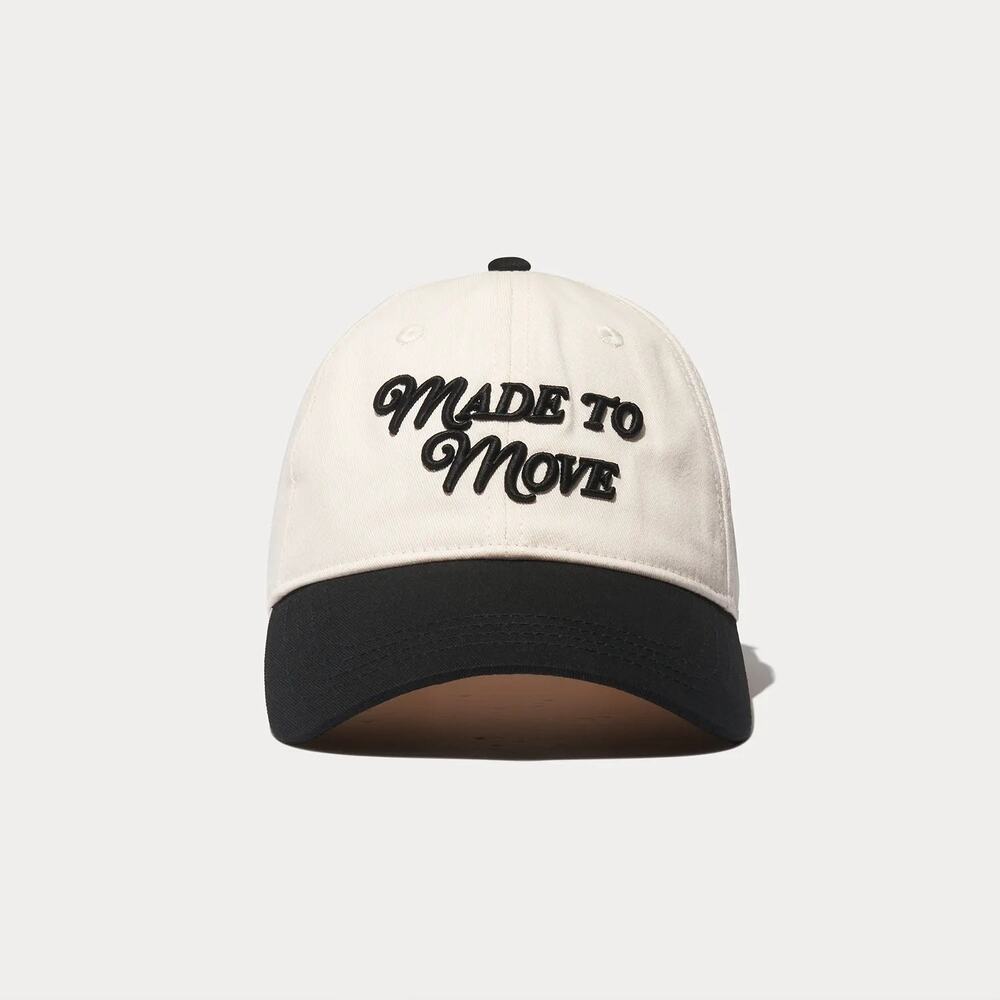 Bandolier Cream/Black Made to Move Baseball Cap NWT